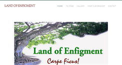 Desktop Screenshot of landofenfigment.com